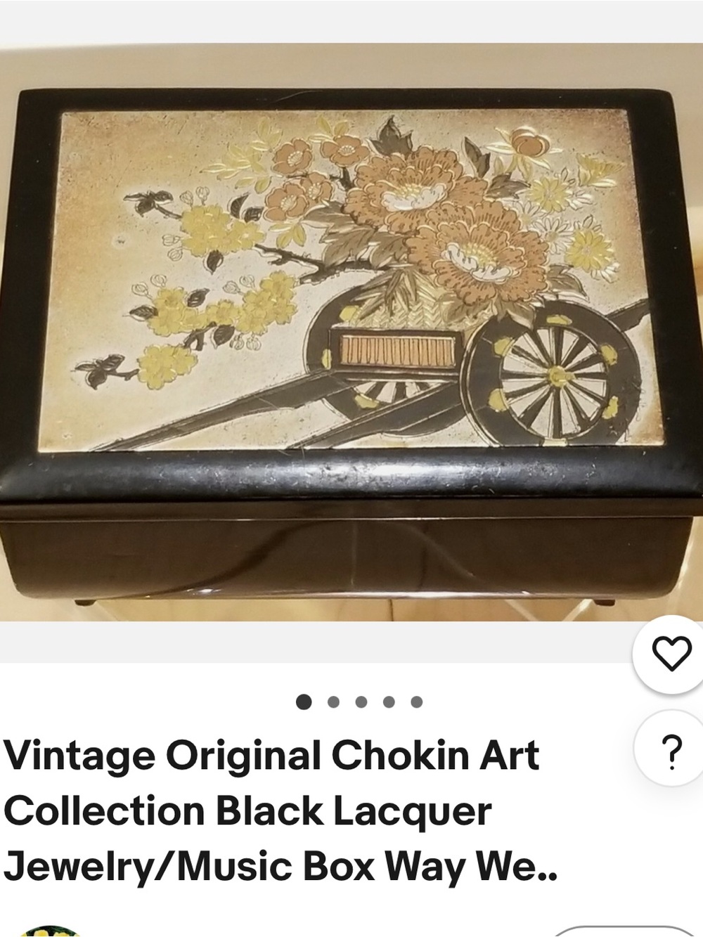 Vintage chokin music box - Picture 3 of 9